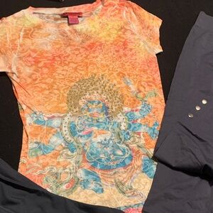 Colorful Graphic Women's Short Sleeve Tee